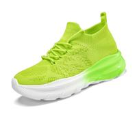 Zapatillas Mujer Guess - Zapatillas De Deporte De Malla Con Cordones De Color Sólido De Moda De Primavera Y Verano Para Mujer Zapatillas Para Correr Cómodas Y Transpirables Informales (Light Green 41)