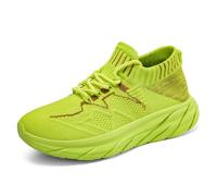 Zapatillas Mujer Guess - Zapatillas De Deporte De Malla con Cordones De Color Sólido De Moda De Primavera Y Verano para Mujer Zapatillas para Correr Cómodas Y Transpirables Informales (Green 42)