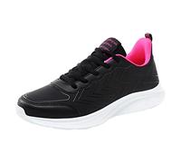 Zapatillas Mujer Guess - Zapatillas De Deporte Moda De Verano Nuevo Patrón Color Sólido Suela Gruesa Parte Inferior Plana Cómodas Antideslizantes Grandes Informales con Cordones Zapatos (39)