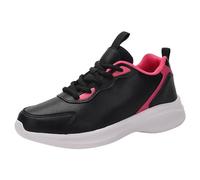 Zapatillas Mujer Guess - Zapatillas De Deporte para Mujer Patrón Informal Nuevo Patrón Color Sólido Moda Parte Inferior Gruesa Parte Inferior Plana Zapatos Cómodos con Cordones (40)