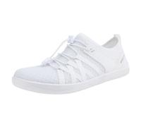 Zapatillas Mujer Guess - Zapatillas De Deporte Patrón Estilo De Pareja Color Sólido Parte Inferior Plana Malla Cómoda Cinturón Elástico Transpirable Secado Rápido De Rastreo (White 42)