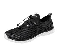 Zapatillas Mujer Guess - Zapatos De Agua para Mujer Hombre Mujer Zapatos Náuticos Zapatos para Caminar En La Playa (Black 38)