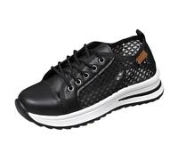 Zapatillas Mujer Guess - Zapatos De Mujer Zapatos Casuales De Color Sólido Zapatillas Deportivas Zapatillas De Deporte Zapatillas De Deporte Zapatos Planos De Caña Baja para Caminar (Black 39)