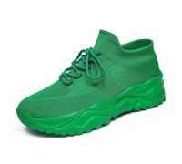 Zapatillas Mujer Moda 2025 Malla Deporte Zapatos Horma Extra Ancha Confort Outdoor Fitness Deportivas con Suela Alta Ideales para el Dia a Baratas