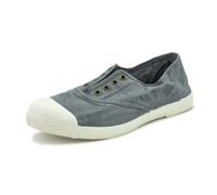 Natural World Zapatillas mujer 102E de algodón orgánico y caucho - Gris
