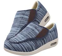 Zapatillas Mujer Ortopedica Zapatilla Ancho Especial Mujer Zapatos Ortopedicos Mujer Ancho Especial Zapatos sin Cordones con cojín de Aire Informales de Punto,Lightblue,48 EU