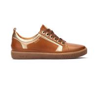 Pikolinos Deportivos en Cuero Lanzarote para Mujer Color Brandy