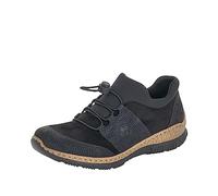 Rieker N32x8-00, Zapatillas Mujer, Negro (Schwarz/Schwarz/Schwarz 00), 36 EU