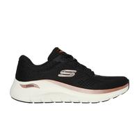 Skechers Arch Fit 2.0 Glow The Distance - Tenis para Mujer, Black, 38 EU