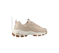 Skechers Zapatillas D'lites Good Neutral Natural Piel Duraleather Ribete de Goma Mujer 38 EU