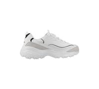 Skechers D'lites New Heat, Zapatillas Mujer, Blanco Negro, 38 EU