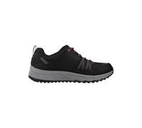 Skechers BkhpTrekking 180061 - Zapatos de Corte bajo para Mujer, Malla de Cuero Negro y Ribete Rosa Intenso, 40 EU