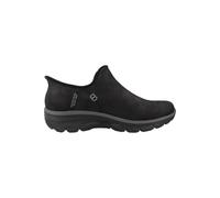 Skechers Mujer EASY GOING MODERN HOUR Slip-On, Black Microleather, 35 EU