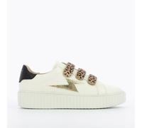 Zapatillas mujer Vanessa Wu blanco con estampado de leopardo 39