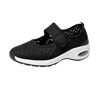 Zapatillas Mujer Verano Danza Parte Superior Encaje Malla Transpirable Ligero Talle Alto Zapatos Deportivos, Le Noir, 42 EU