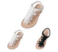 Zapatillas Mujer Verano Lino, Zapatillas Mujer Verano Cómodo Abierto, Zapatillas Exteriores Playa, Pantouafle Encaje Flor, Tong Vacaciones Destensadas, Tong Leger Transpirable, Zapato Diario, Negro