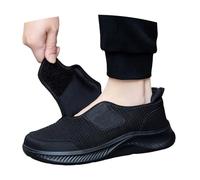 Zapatillas Mujer Verano Zapatillas Deporte Running Comodos Zapatos Mujer Caminar Ligeras Zapatos Viaje Bambas De Malla (Black,42)
