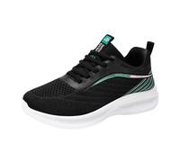 Zapatillas Mujer Zapatillas de Verano Zapatillas de Deporte Cómodas e Informales Moda Primavera Verano Mujer Zapatillas Transpirables Antideslizante para Mujer Zapatos Gimnasio Fitness, Negro , 41 EU