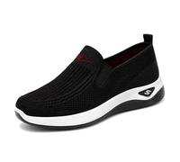 Zapatillas Mujer,Zapatos Sin Cordones Aire Zapatos de Caminar Calzados para Correr en Asfalto Confort Outdoor Fitness Transpirables Ligeros Y Antideslizantes Trabajar Andar