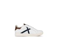 Scarpe Munich sneaker Rete 97 in pelle bianco /blu / marrone uomo U25MU10 8080097 40