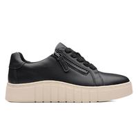 Clarks Mykah Joy para Mujer, Cuero Negro, 7 UK, Piel Negra, 41 EU