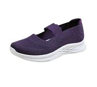Zapatillas Negras Mujer Antideslizantes Fitness Cómodo Calzado Deportivo Zapatos para Caminar para Mujer,Primavera Y Verano,Transpirables,Madres,Plana,Un Solo Paso,Zapatos de Ocio. Deportivas