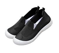 Zapatillas Negras Mujer Cómodos Deporte para Correr Sneakers Zapatos de Tela para Mujer,Transpirables,Cómodos,Madres,con de Un Solo Pie,Caminar,Zapatos Casuales Cien Deportivas Deportivas Deporte