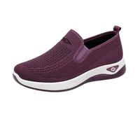Zapatillas Negras Mujer Ligeras Zapatos para Correr Cómodo Atlético Zapatos Casuales para Mujer,Primavera,Verano Y Otoño,de Malla,Transpirables,Ligeros Y Cómodos,con,Sin Cordones,Madres Deportivas de
