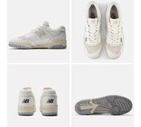 Zapatillas New Balance 550 De Cuero Perforado Y Malla 44,5