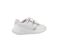 Geox - B SPRINTYE Girl A, Zapatillas Bebé - Mädchen, White/Silver,
