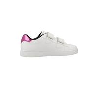 Geox J ECLYPER Girl A, Zapatillas, White/Fuchsia, 24 EU