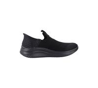 Skechers Niños Ultra Flex 3.0 Smooth Step Slip-In ENTRENADOR, Black Textile / Black Trim, 31 EU