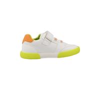 Geox B GISLI Boy A, Zapatillas, White/Green Fluo, 26 EU