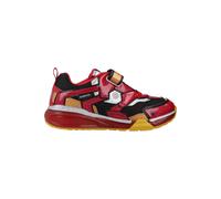 Geox J Bayonyc Boy, Zapatillas Niños, Negro (Black/Red 11CE), 37 EU