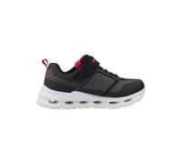Skechers Niños Glide-Step Lights Sneaker, Black, 28 EU