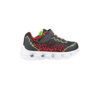 Skechers Zapatillas Unisex Vortex 2.0 Zorento para niños, Borde sintético Color carbón y Rojo Lima, 7 UK