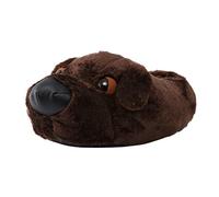 Zapatillas novedosas con diseño de Perro para Hombres y Mujeres, Lindos Animales Suaves, Divertidos para el, Zapatos cálidos de Invierno para Interiores, Dibujos Zapatillas Mujer Cuña Interior Oferta