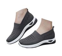 Zapatillas ortopedicas Mujer, Verano con Malla Comodos Ligeros sin Cordones Deporte de Transpirables Antideslizantes Soporte de Arco Sandalias Caminar Shoes, Zapatillas Caminar Mujer, Womens Trainers