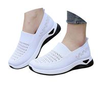 zapatillas ortopedicas mujer, Zapatillas Casual ortopédicos tejidos para mujer transpirables y suaves, con antideslizante y soporte para el, zapato postoperatorio, zapatos pies anchos, womens trainers