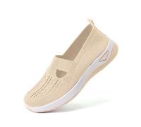 Zapatillas Ortopédicas Mujer Zapatos sin Cordones para Caminar Ortopedicos Mujer Comodos y Ligeros Sandalias Palas Transpirables y Antideslizantes Zapatillas Malla Deporte Senderismo