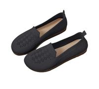 Zapatillas ortopédicas para caminar, la malla es transpirable y no hace que tus pies se ensucien. Antideslizantes, zapatos gruesos e informales, Black, 37.5 EU