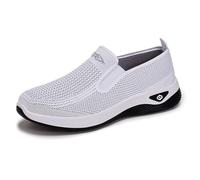 Zapatillas ortopédicas para mujer, cómodas, antideslizantes, deportivas, suela suave, zapatillas ligeras, senderismo, baratas, zapatillas sin cordones, de plataforma, manos libres, zapatos de cojín