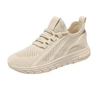 Zapatillas Ortopedicos para Mujer Verano con Cordones Antideslizantes Plataforma Zapatos Casual Transpirables Fascitis Plantar Deporte Zapatillas Soporte Cómodas con Malla para Caminar Senderismo