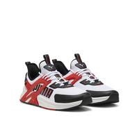 PUMA Pacer, Zapatillas Unisex Adulto, Blanco, Rojo, Negro, 43 EU