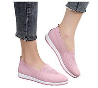 Zapatillas para Andar Mujer Zapatillas Mujer Verano Casa Fitness Atlético Tenis Trabajo Sneakers Ligeros Transpirables Zapatos de Verano para Mujer de Deporte y al aire libre