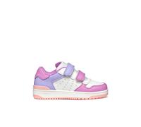 Geox J WASHIBA Girl B, Zapatillas, White/Cyclamen, 26 EU