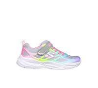 Skechers 303503L GYMT, Zapatillas, Gray Mesh/Multi Trim, 27 EU