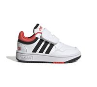adidas Hoops Shoes, Zapatilla de deporte Unisex bebé, Cloud White Core Black Bright Red, 19 EU