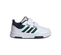 adidas Tensaur Hook and Loop Shoes, Zapatillas Unisex niños, FTWR White Green Collegiate Navy, 24 EU