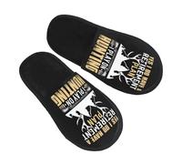 Zapatillas para el Hogar Sí, tengo un plan de jubilación. Juego con la caza. Antideslizante Pantuflas Hombre Unisex Peluche Slippers Mujer Adulto M